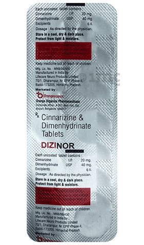 Dizinor Tablet image