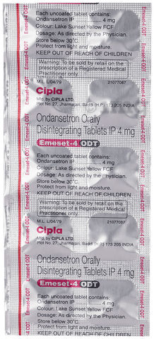 Emeset 4 ODT Tablet image