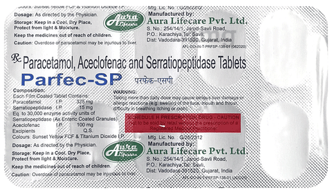 Parfec-SP Tablet image