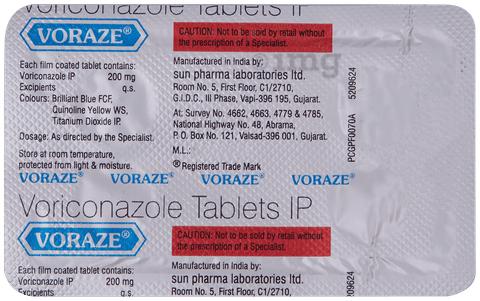 Voraze 200mg Tablet image