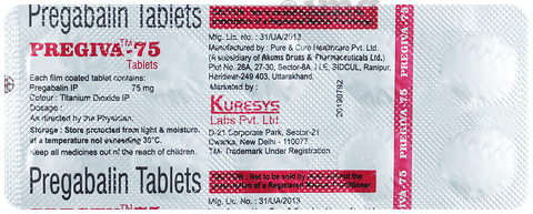 Pregiva 75 Tablet image