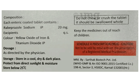 Rabsidom 20 Tablet image