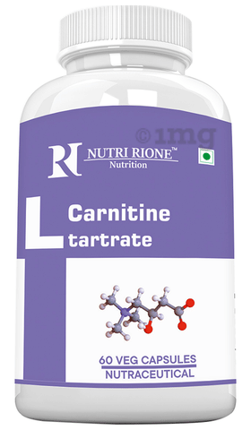 NutriRione L Carnitine Tartrate Veg Capsules: Buy bottle of 60.0 vegicaps  at best price in India | 1mg