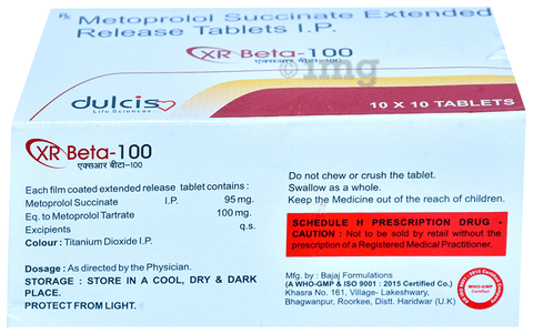 XR Beta 100 Tablet image XR Beta 100 Tablet image