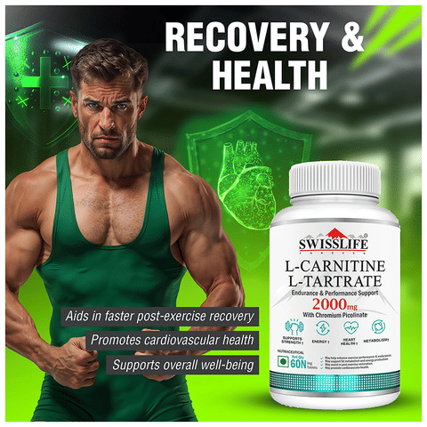 Swisslife Forever L-Carnitine Tartrate 2000mg Tablet for Energy & Endurance  Tablet: Buy bottle of 60.0 tablets at best price in India | 1mg