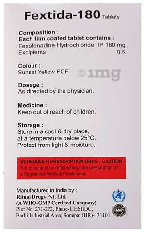 Fextida 180 Tablet image