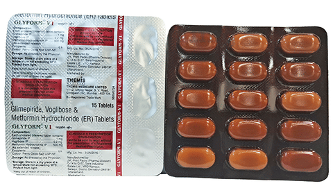 Glyform-V 1 Tablet ER image Glyform-V 1 Tablet ER image