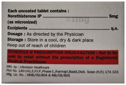 Noredon 5 Tablet image