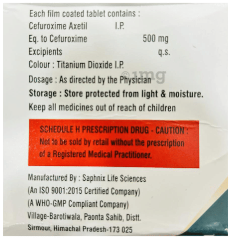 Cephtil 500 Tablet image