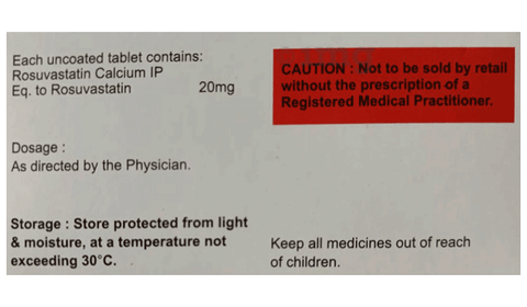 Rozitiq 20 Tablet image Rozitiq 20 Tablet image