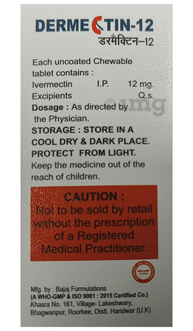 Dermectin 12 Tablet image