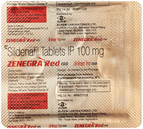 Zenegra Red 50 Mg