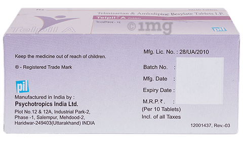 Telpil A 40mg/5mg Tablet image