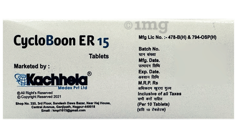 Cycloboon ER 15 Tablet image