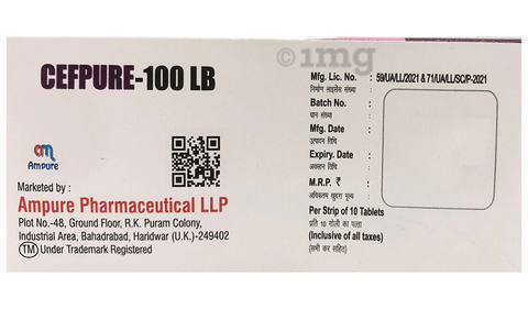 Cefpure 100 LB Tablet image Cefpure 100 LB Tablet image