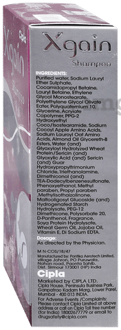 Xgain shampoo outlet