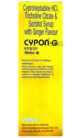 Cypon G Syrup Ginger image