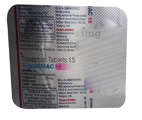 Tolvamac 15mg Tablet image Tolvamac 15mg Tablet image