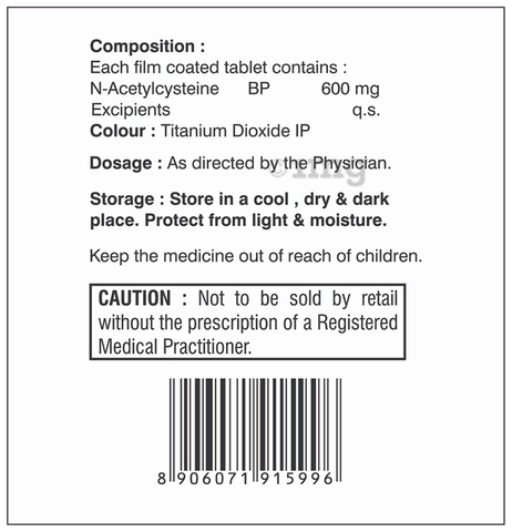 Acetynet 600 Tablet image Acetynet 600 Tablet image