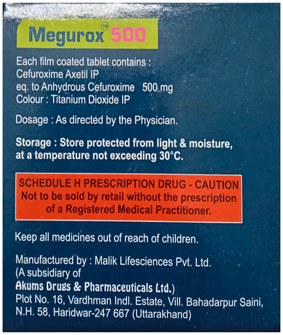 Megurox 500 Tablet image Megurox 500 Tablet image
