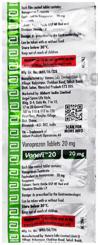 Vonefi 20 Tablet image