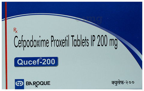 Qucef 200 Tablet image