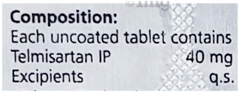 Telaid 40 Tablet image Telaid 40 Tablet image