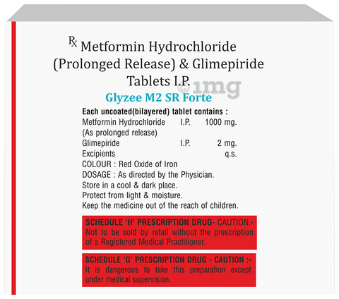 Glyzee M2 SR Forte Tablet