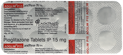 Adglim P 15mg Tablet image