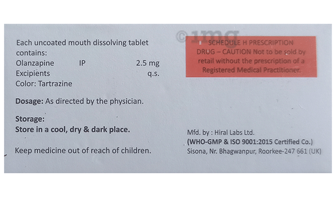 Olnafine MD 2.5 Tablet image Olnafine MD 2.5 Tablet image