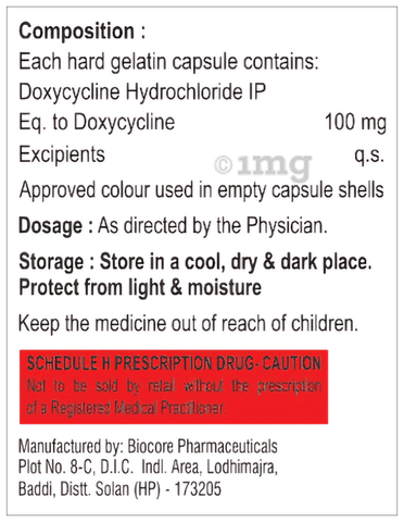Doxysim 100 Capsule image Doxysim 100 Capsule image