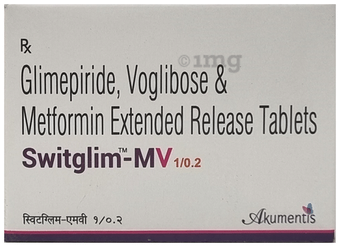 Switglim-MV 1mg/500mg/0.2mg Tablet ER