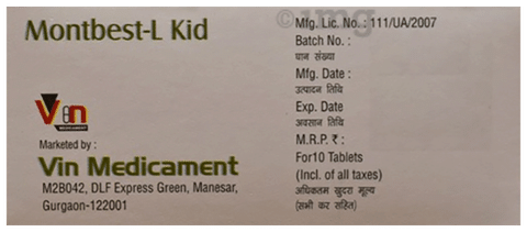 Montbest-L Kid Tablet DT