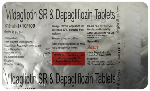 Viltab D 10/100 Tablet SR image Viltab D 10/100 Tablet SR image