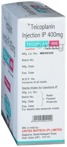 Tecoplan 400mg Injection image