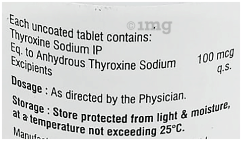 Thyrogear 100 Tablet image