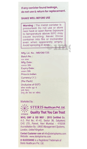 Budeshine 100 Inhaler image Budeshine 100 Inhaler image