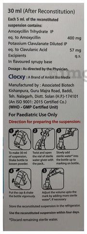 Clocxy 457 Dry Syrup