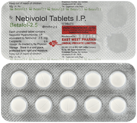 Betalol 2.5mg Tablet image