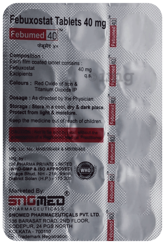 Febumed 40mg Tablet