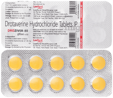 Droziver 80mg Tablet image