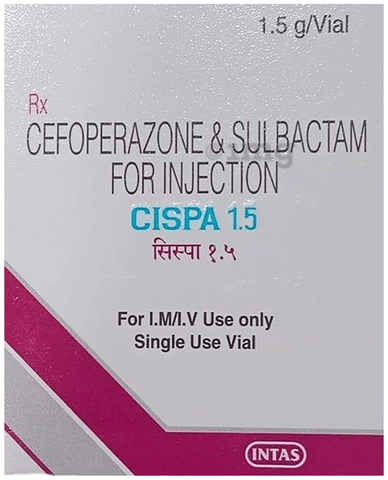 Cispa 1000mg/500mg Injection image Cispa 1000mg/500mg Injection image