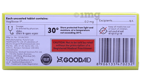 Gliboseaid 0.2 Tablet image Gliboseaid 0.2 Tablet image