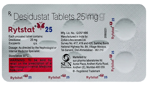 Rytstat 25mg Tablet image Rytstat 25mg Tablet image