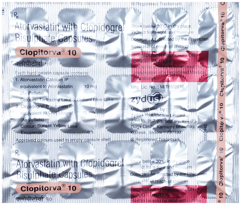 Clopitorva 10 Capsule image
