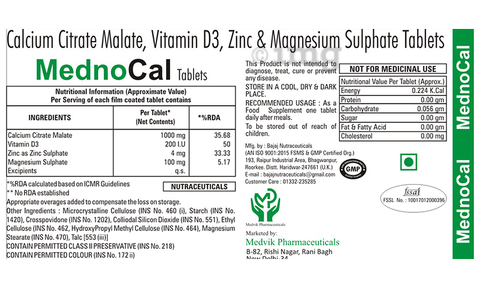 Mednocal Tablet image