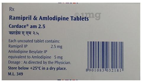 Cardace AM 2.5 Tablet image