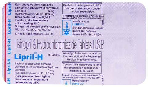 Lipril-H Tablet image