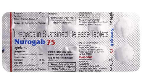 Nurogab 75 Tablet SR image Nurogab 75 Tablet SR image