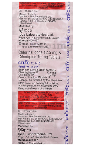 CTD-C 12.5/10 Tablet image